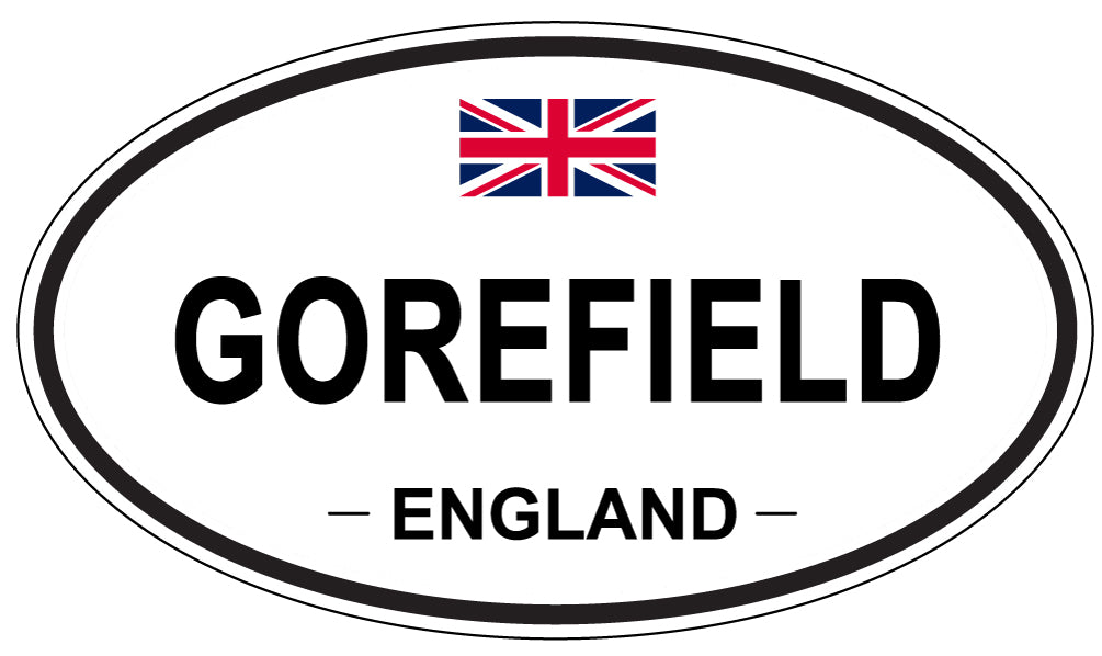 GOREFIELD, England - Oval Magnet