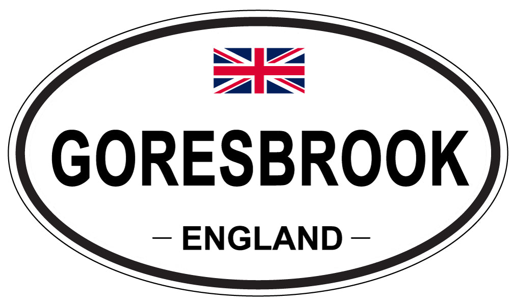 GORESBROOK, England - Oval Magnet