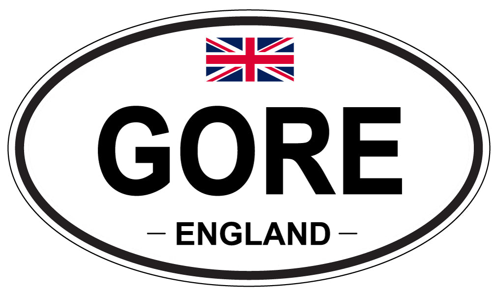GORE, England - Oval Magnet