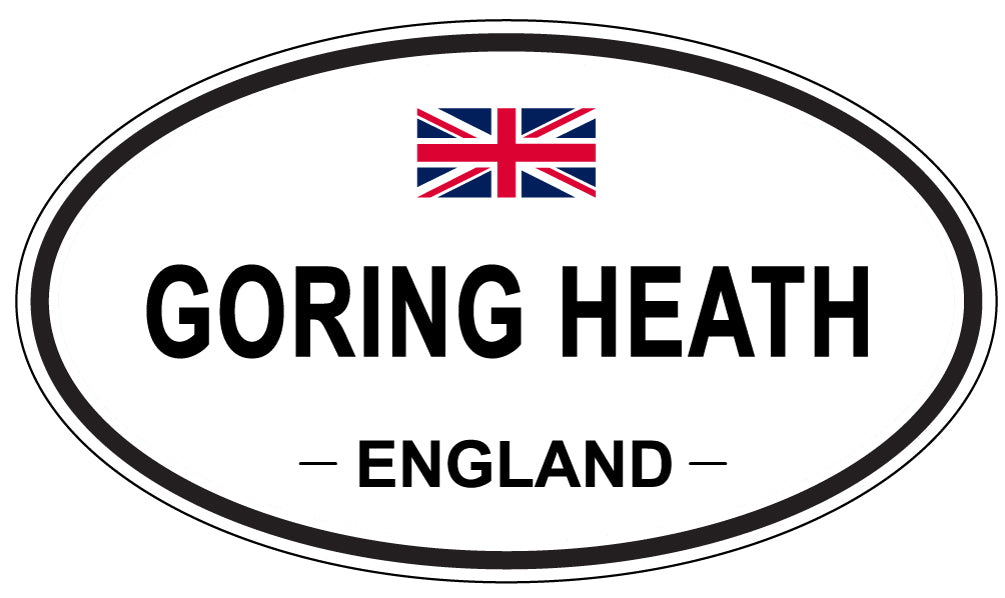 GORING HEATH, ENGLAND - Oval Sticker