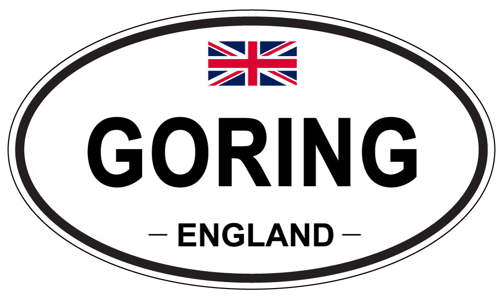 GORING, England - Oval Magnet