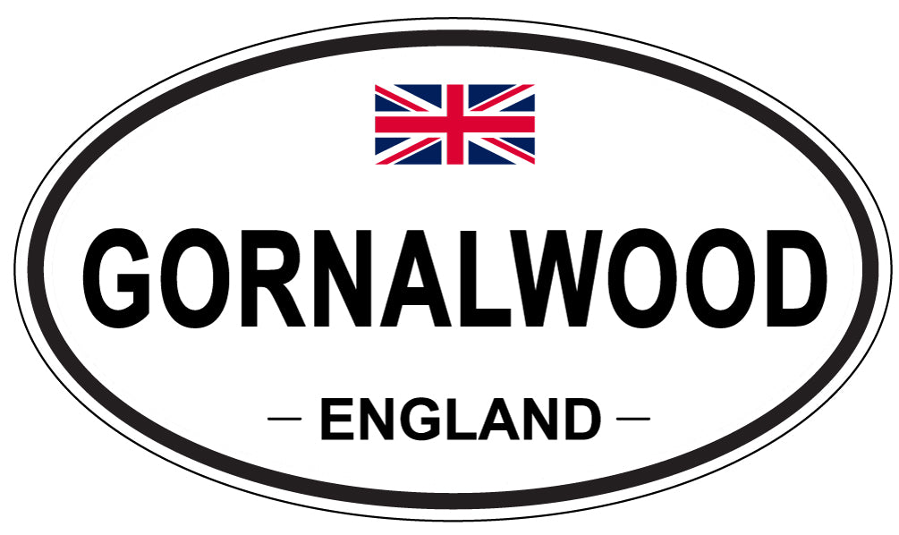GORNALWOOD, ENGLAND - Oval Sticker