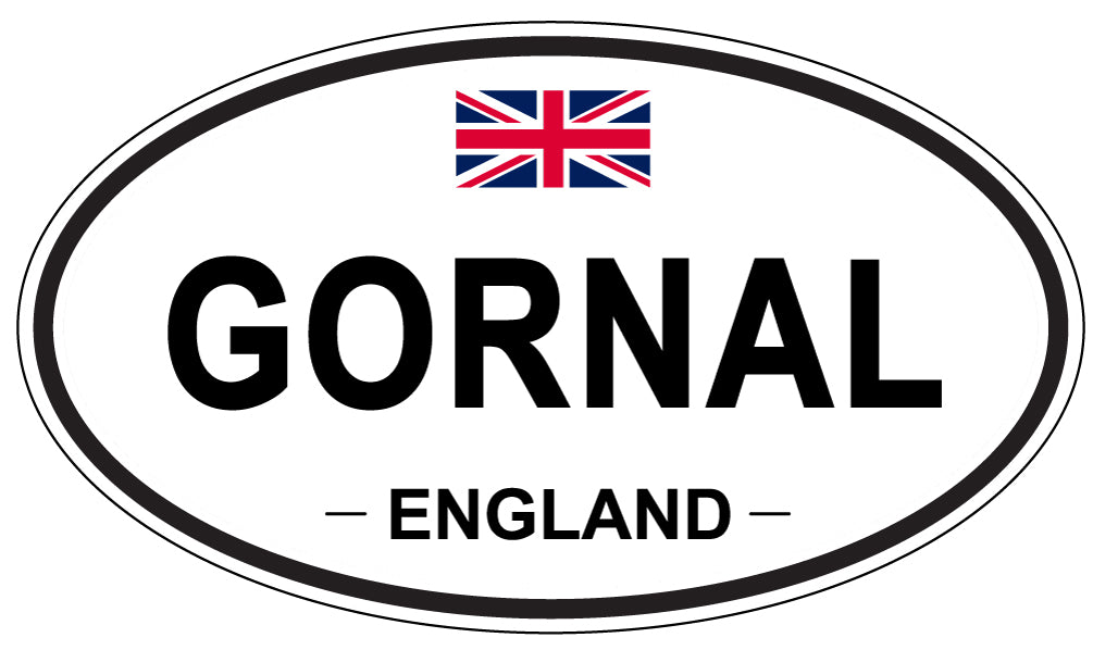 GORNAL, England - Oval Magnet
