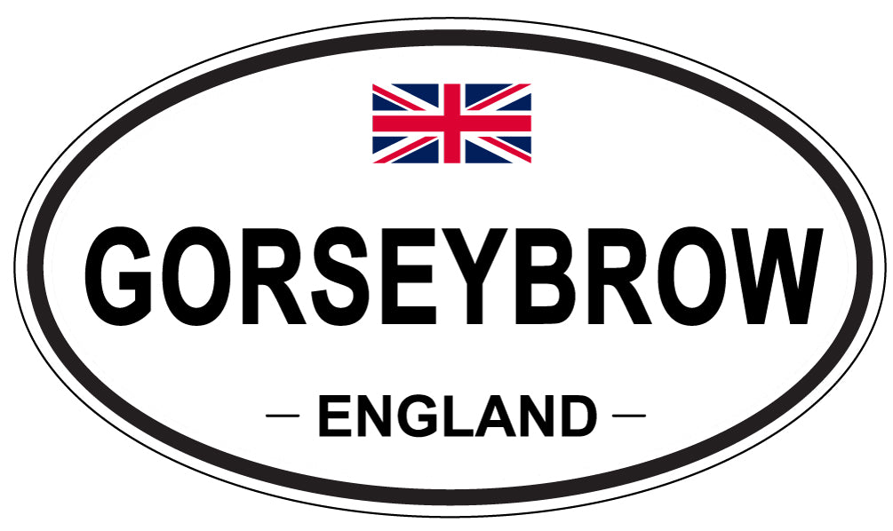 GORSEYBROW, England - Oval Magnet