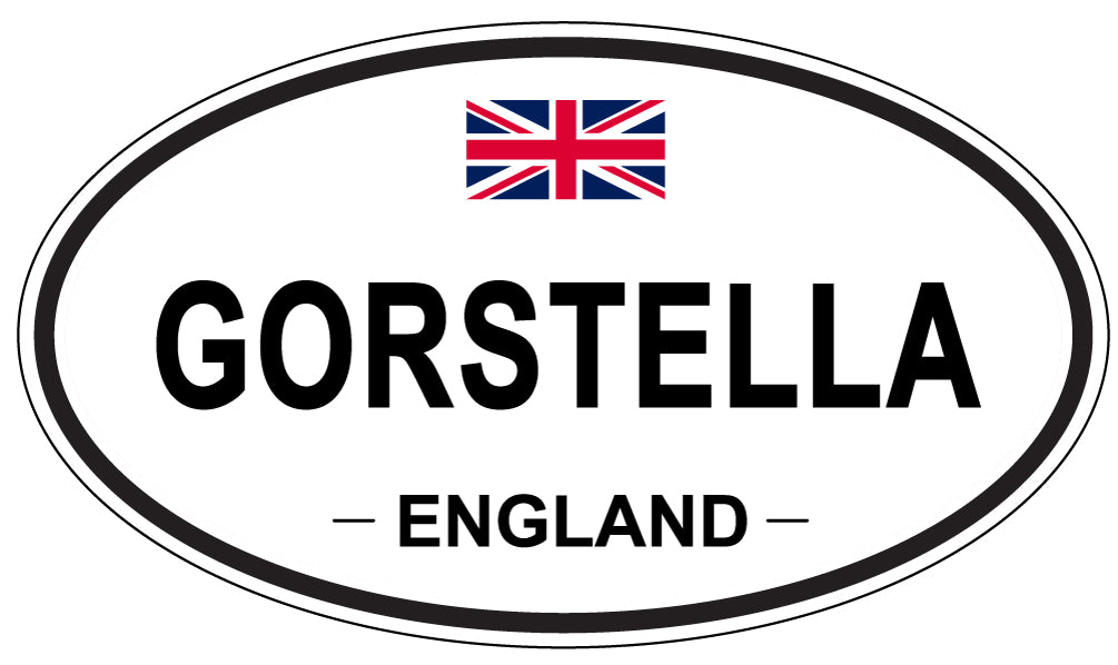 GORSTELLA, ENGLAND - Oval Sticker