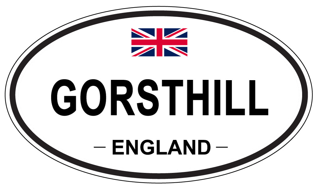 GORSTHILL, England - Oval Magnet