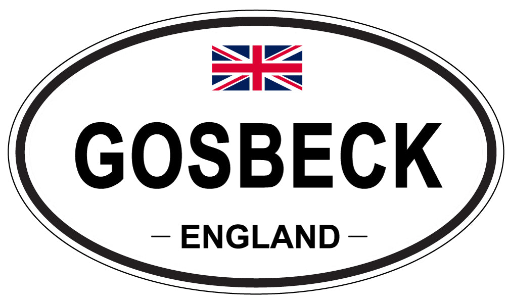 GOSBECK, England - Oval Magnet