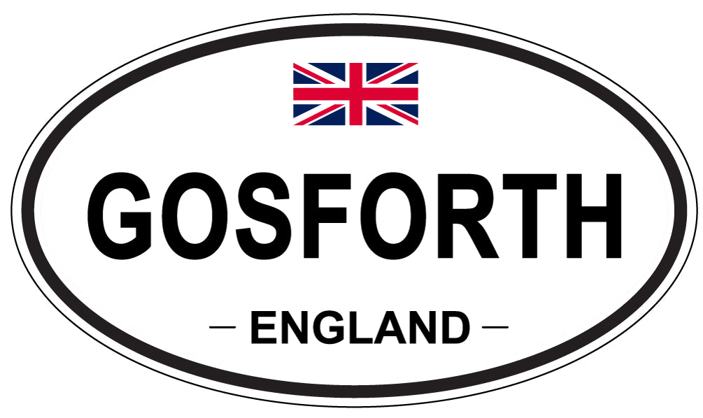 GOSFORTH, England - Oval Magnet