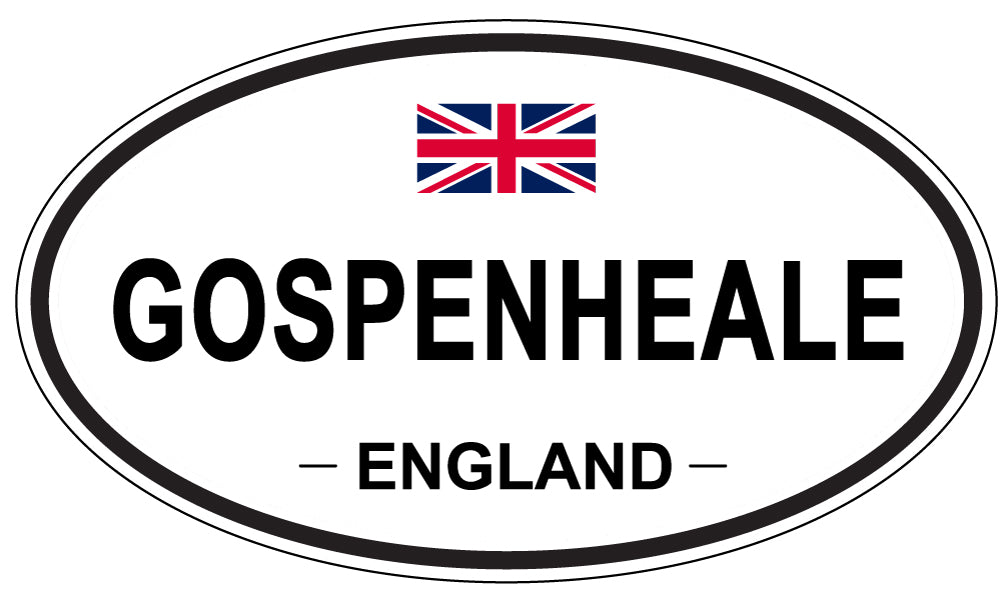 GOSPENHEALE, England - Oval Magnet