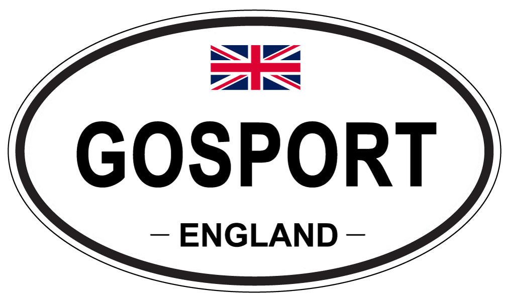 GOSPORT, England - Oval Magnet
