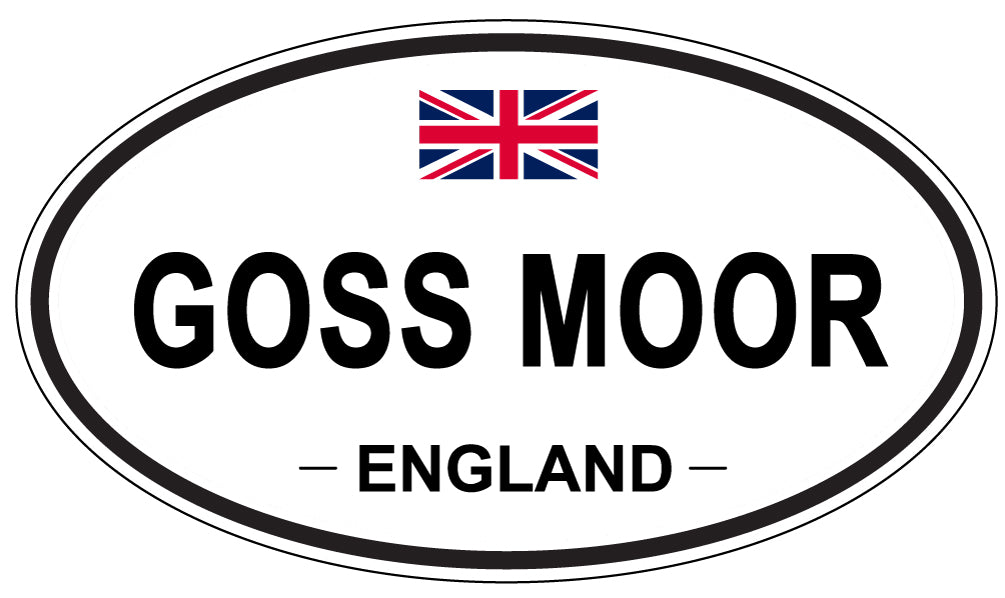 GOSS MOOR, England - Oval Magnet