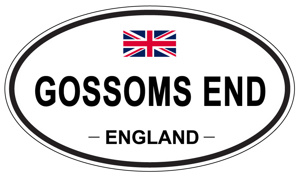 GOSSOMS END, ENGLAND - Oval Sticker