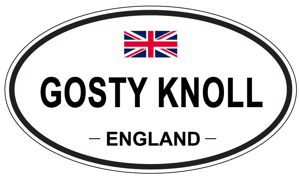 GOSTY KNOLL, England - Oval Magnet