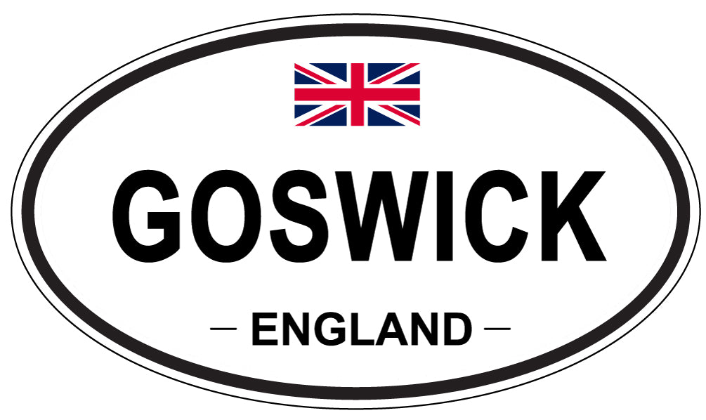 GOSWICK, England - Oval Magnet