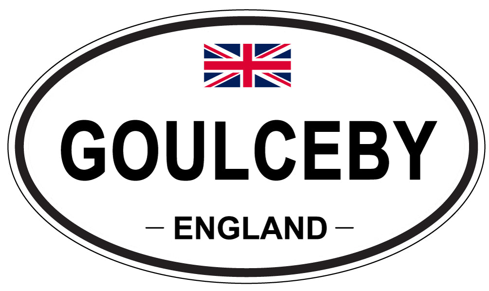 GOULCEBY, England - Oval Magnet