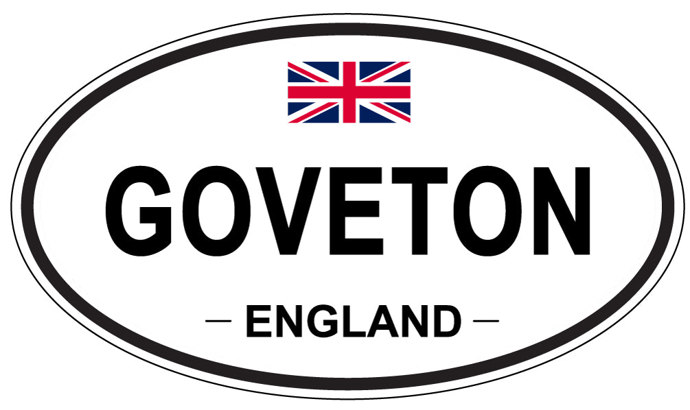 GOVETON, England - Oval Magnet
