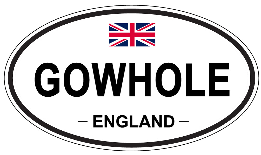 GOWHOLE, England - Oval Magnet