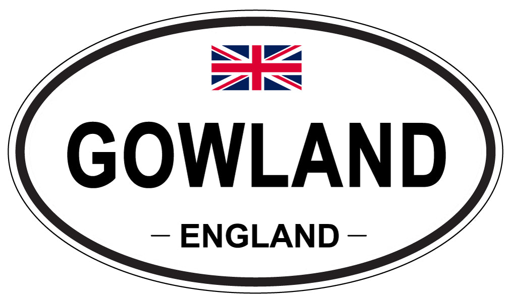 GOWLAND, England - Oval Magnet