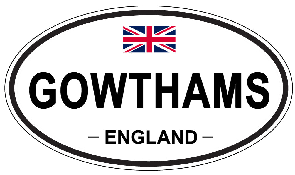 GOWTHAMS, England - Oval Magnet