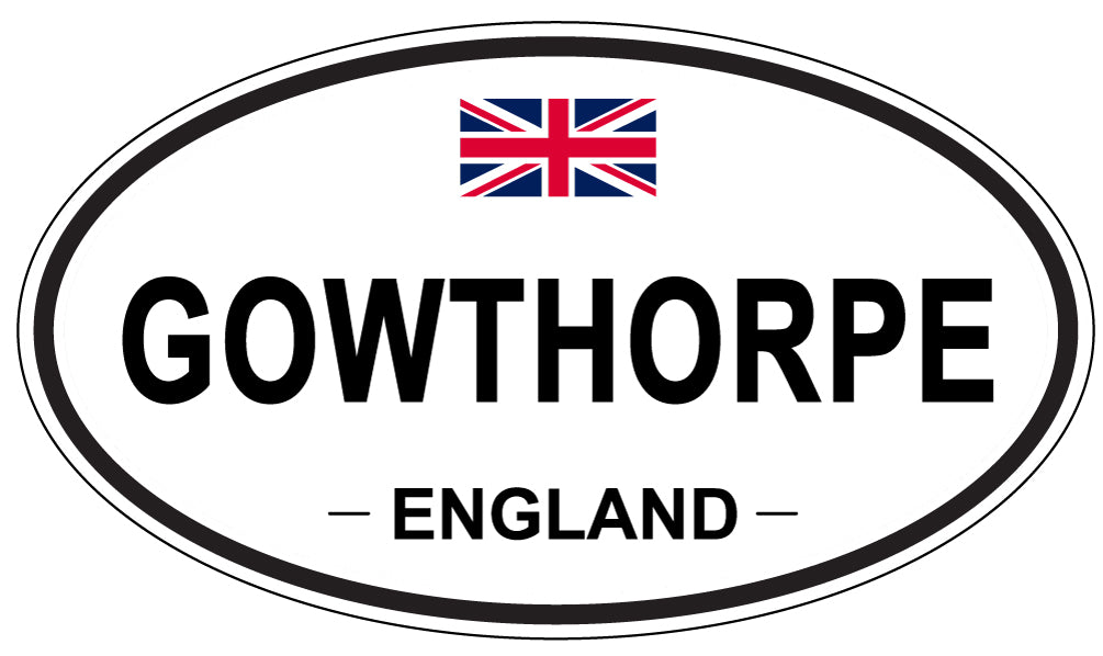 GOWTHORPE, England - Oval Magnet