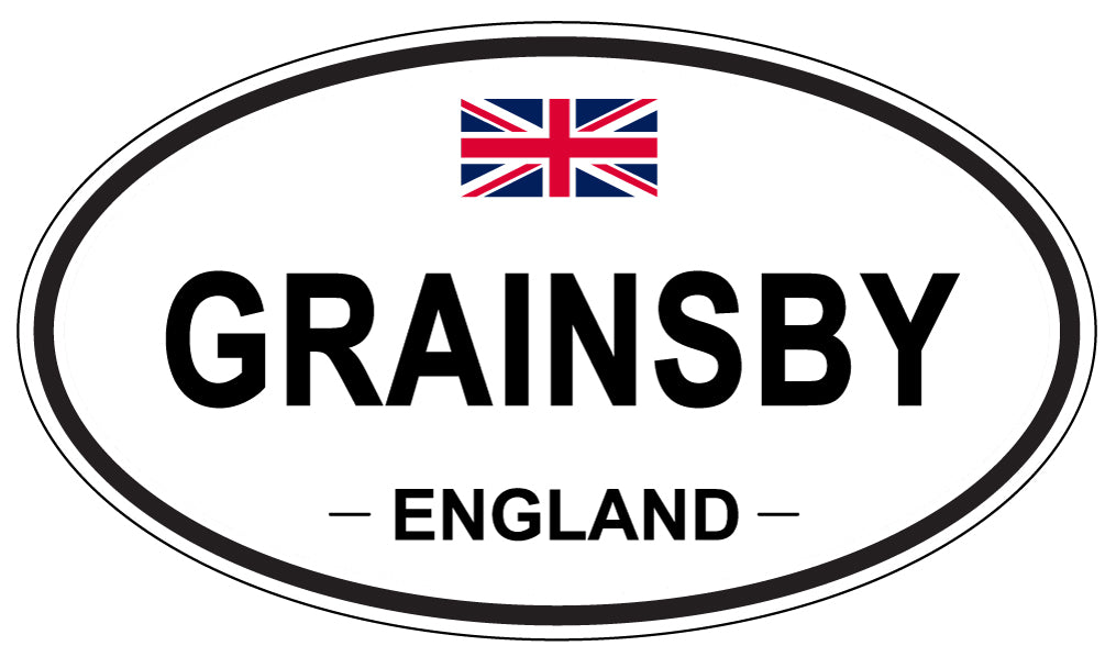 GRAINSBY, England - Oval Magnet
