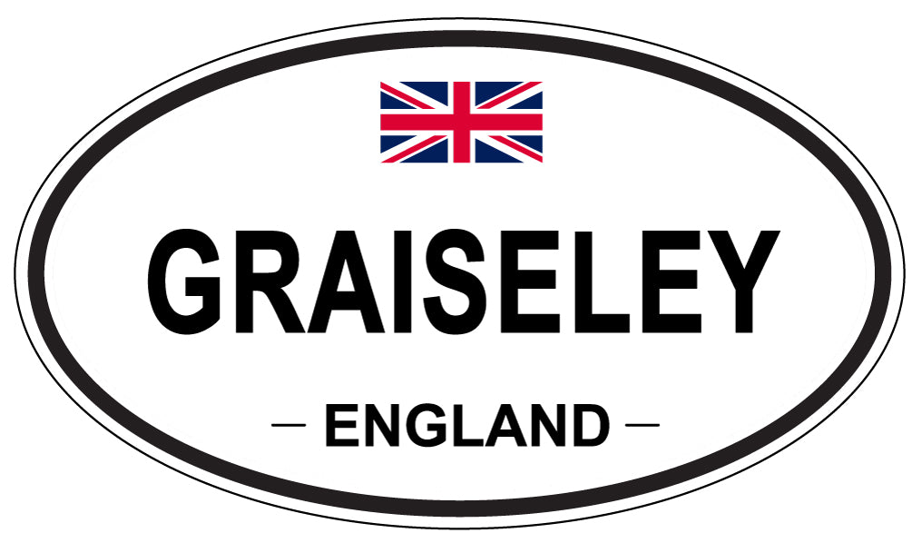 GRAISELEY, ENGLAND - Oval Sticker