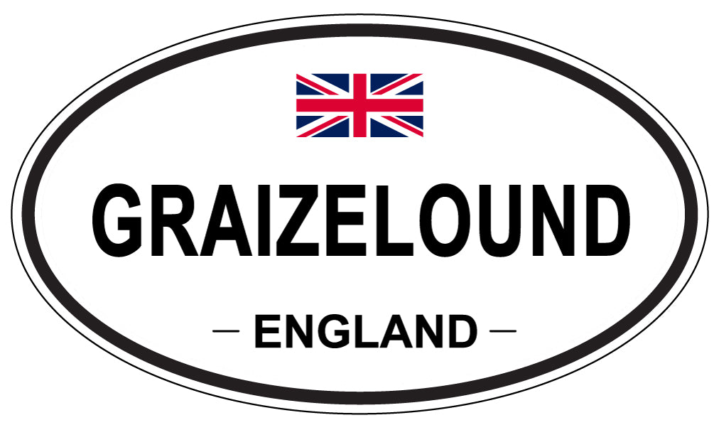 GRAIZELOUND, ENGLAND - Oval Sticker