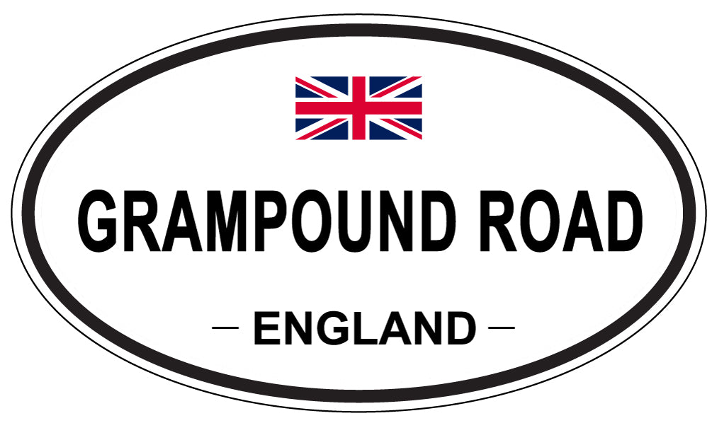 GRAMPOUND ROAD, England - Oval Magnet