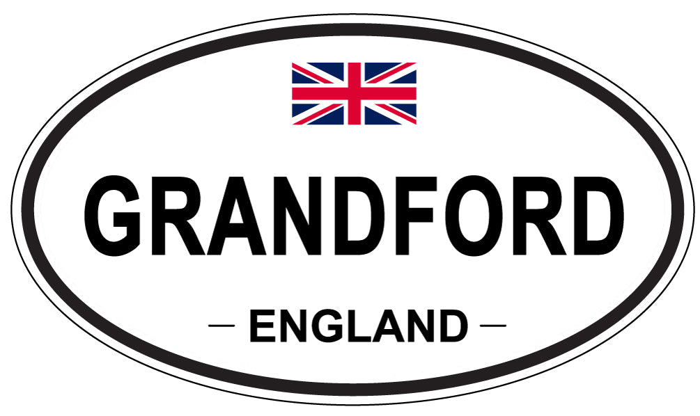 GRANDFORD, England - Oval Magnet