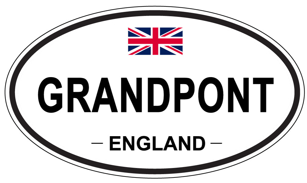 GRANDPONT, England - Oval Magnet