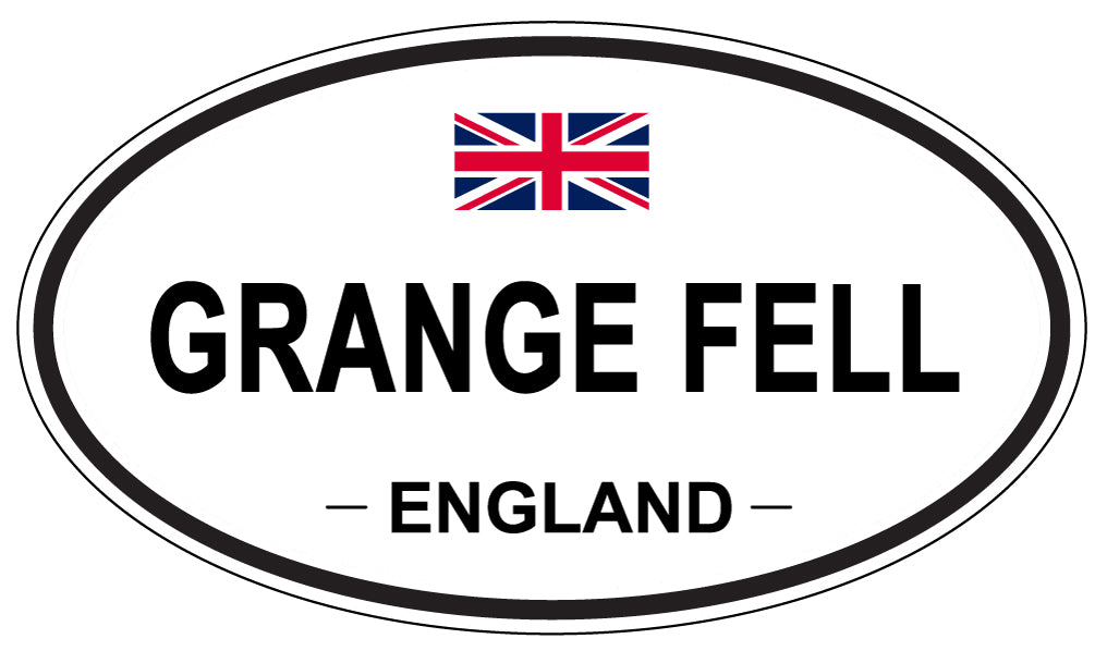 GRANGE FELL, ENGLAND - Oval Sticker