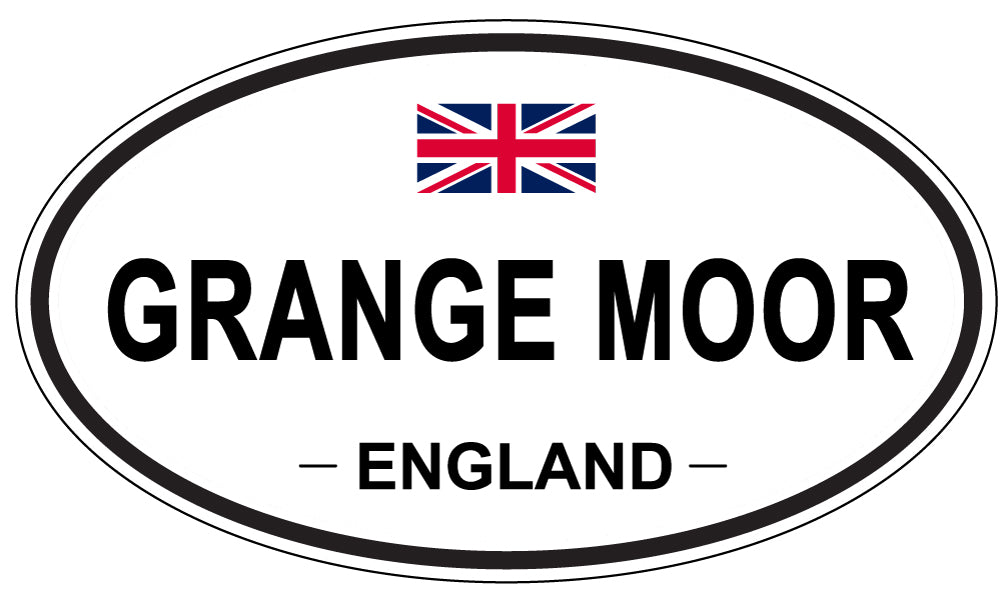 GRANGE MOOR, England - Oval Magnet