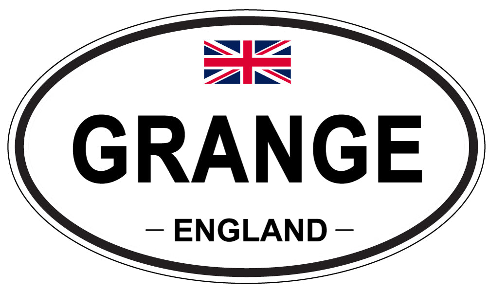 GRANGE, England - Oval Magnet