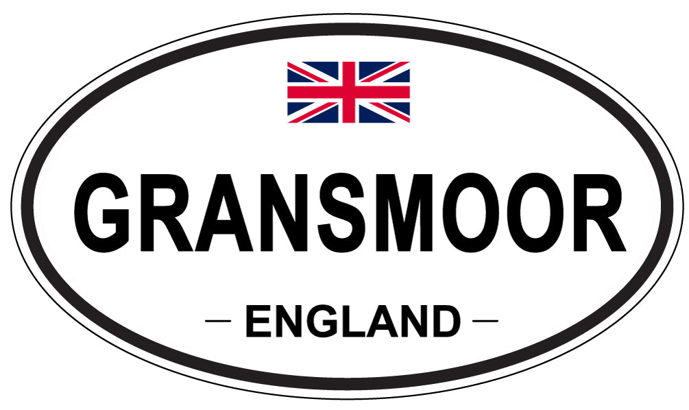 GRANSMOOR, ENGLAND - Oval Sticker
