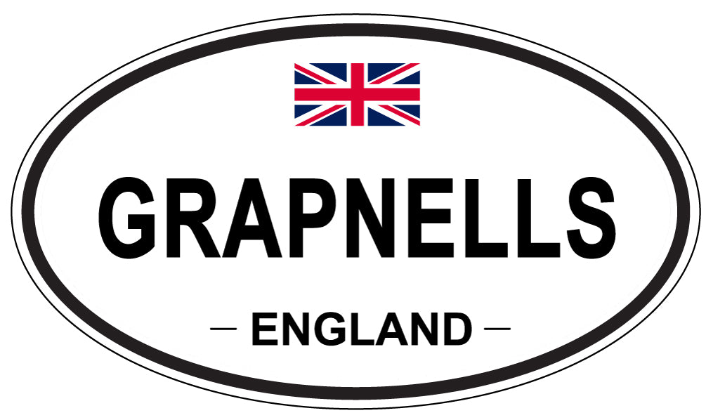 GRAPNELLS, England - Oval Magnet