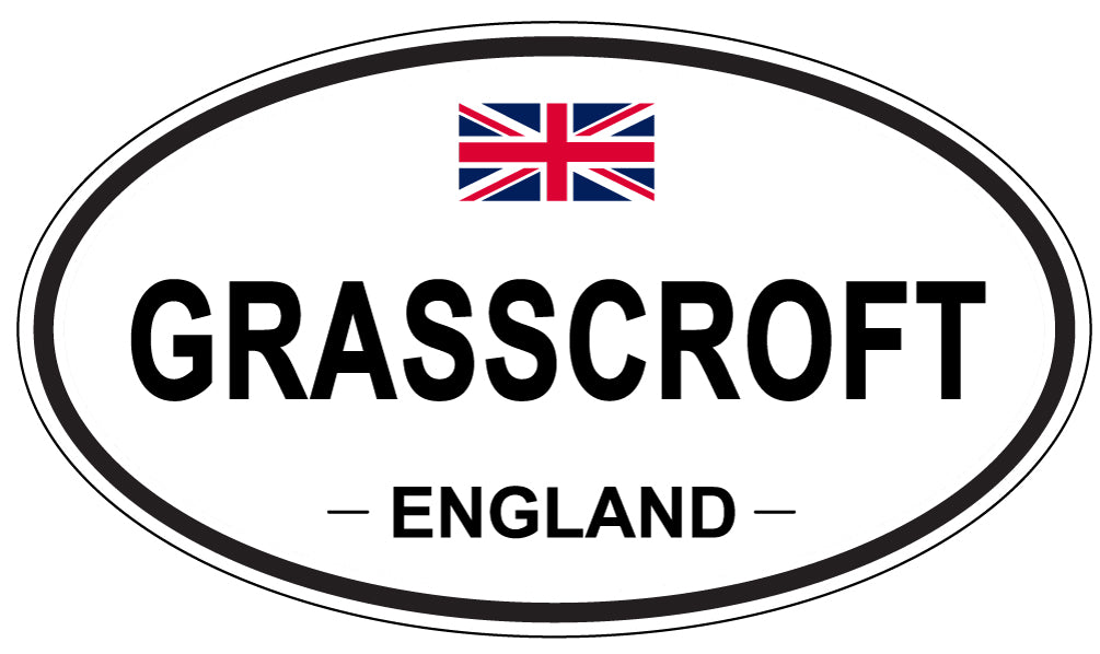 GRASSCROFT, England - Oval Magnet