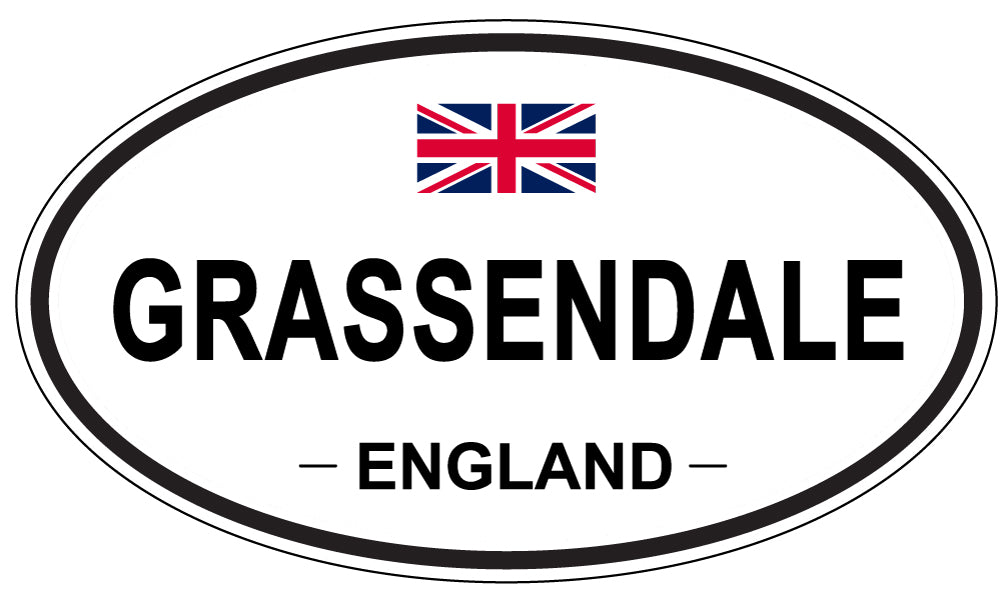 GRASSENDALE, England - Oval Magnet
