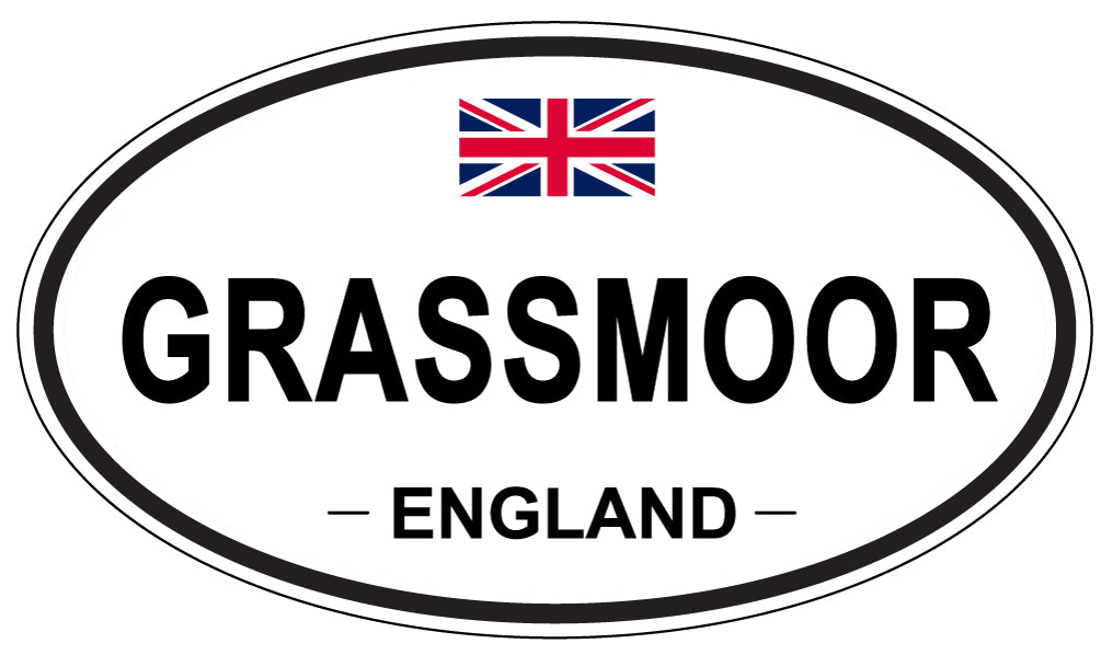 GRASSMOOR, ENGLAND - Oval Sticker