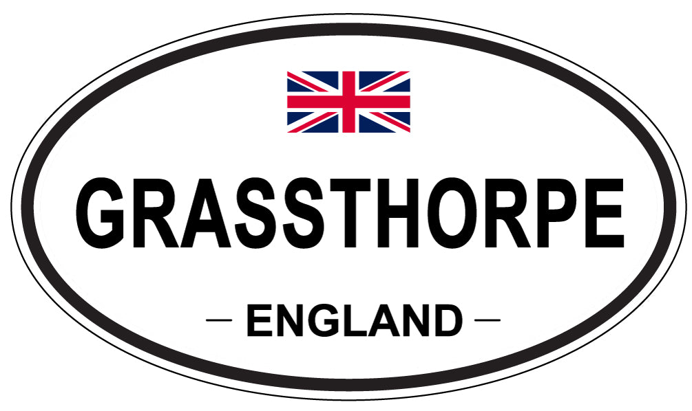 GRASSTHORPE, England - Oval Magnet