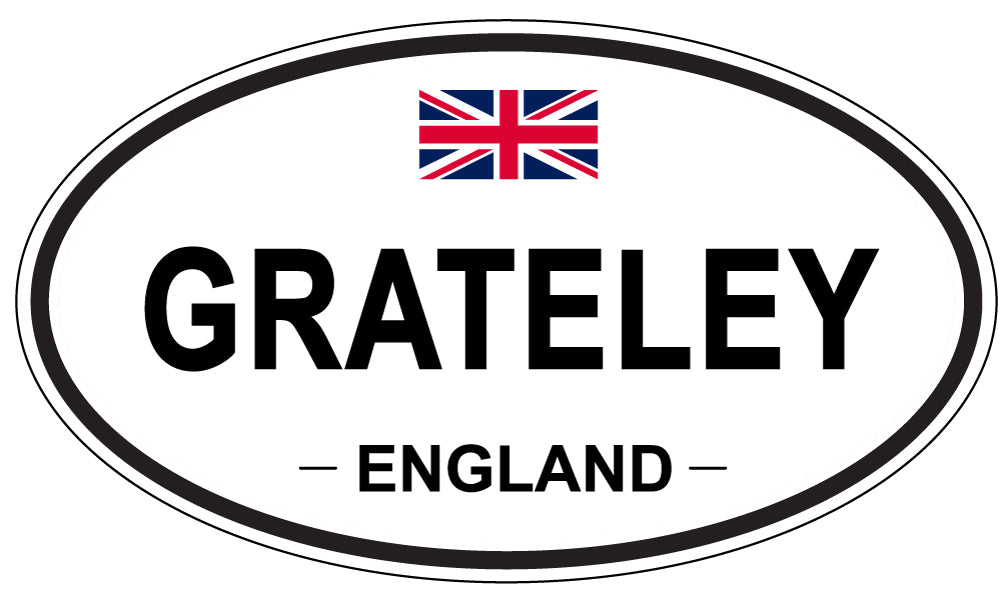 GRATELEY, England - Oval Magnet