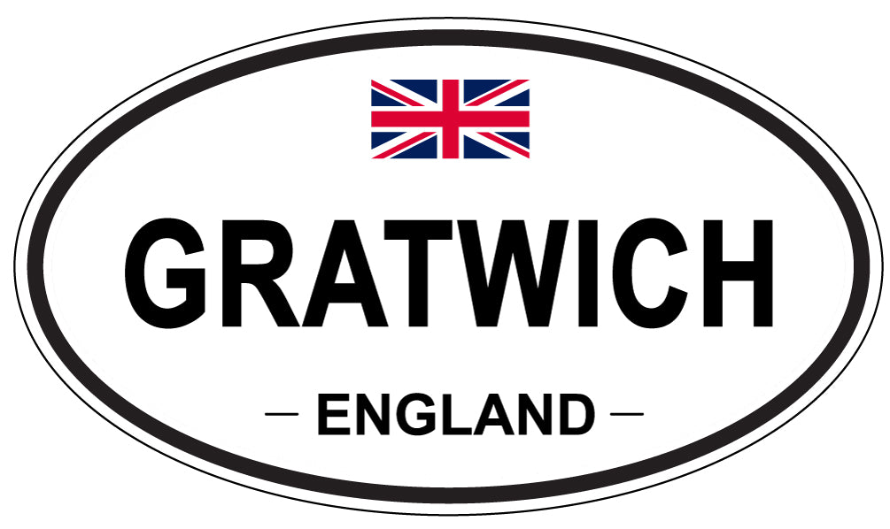 GRATWICH, England - Oval Magnet