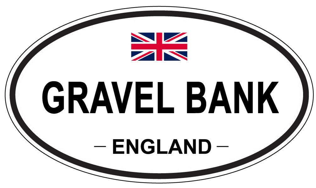 GRAVEL BANK, England - Oval Magnet