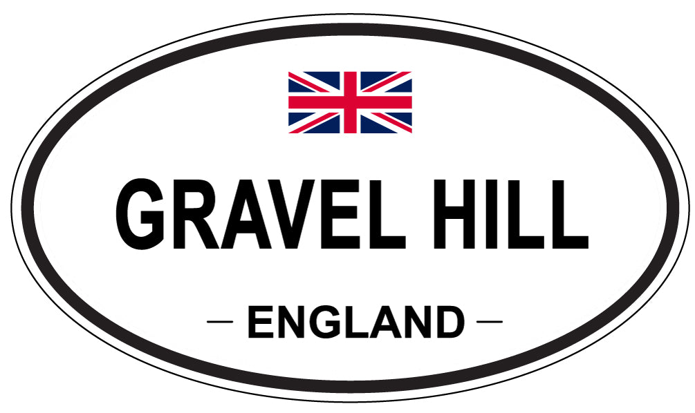 GRAVEL HILL, England - Oval Magnet