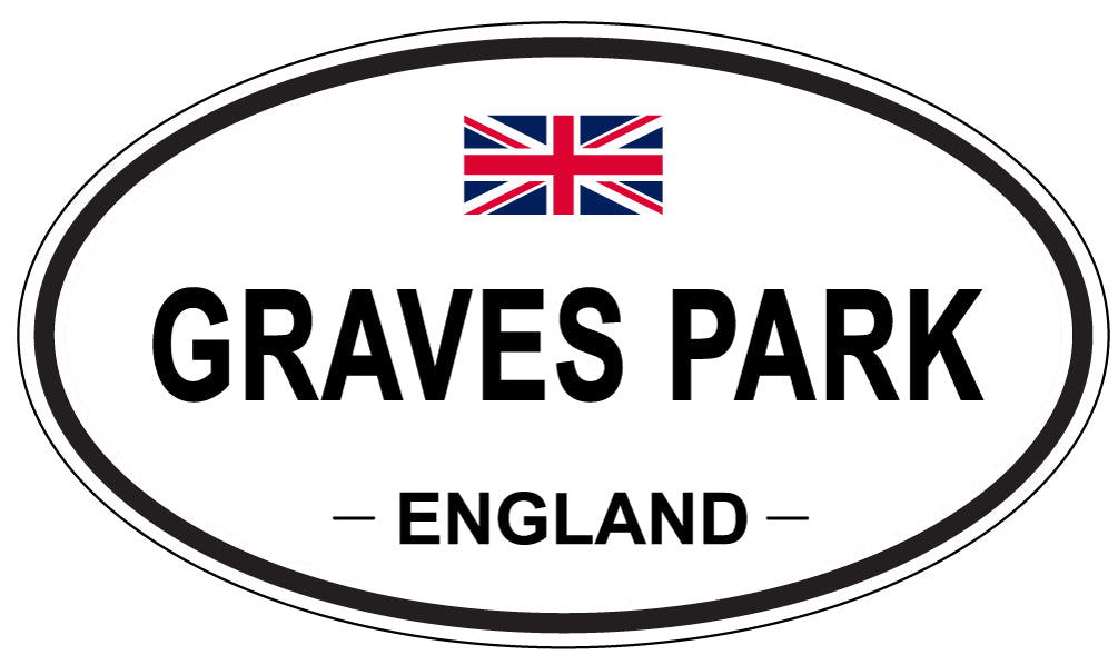 GRAVES PARK, ENGLAND - Oval Sticker