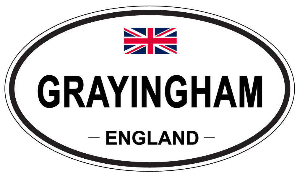 GRAYINGHAM, England - Oval Magnet