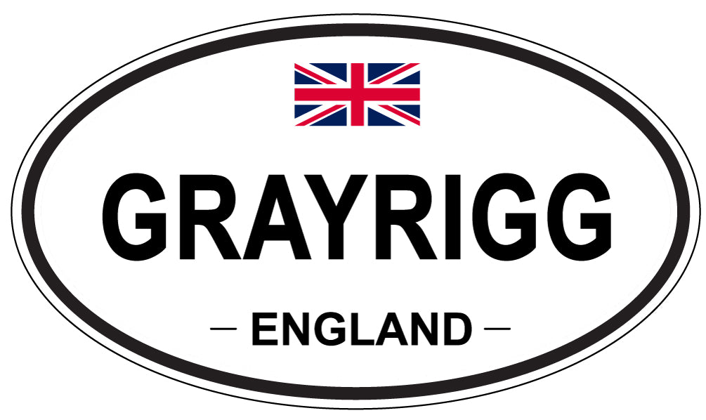 GRAYRIGG, England - Oval Magnet