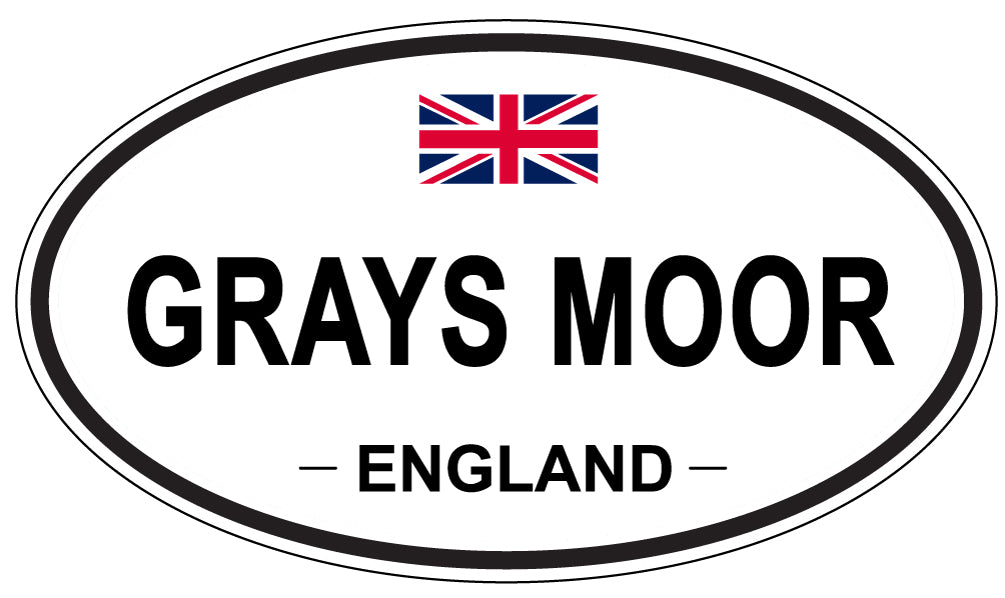 GRAYS MOOR, England - Oval Magnet