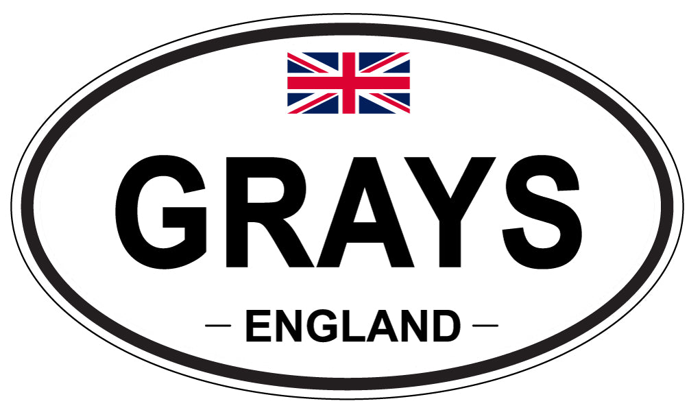 GRAYS, England - Oval Magnet