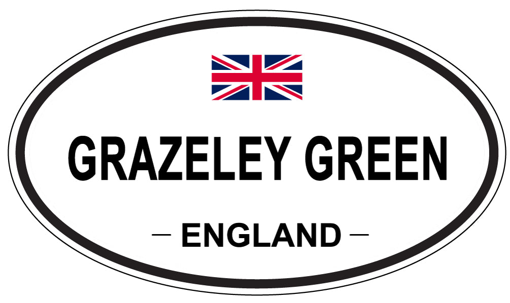 GRAZELEY GREEN, England - Oval Magnet