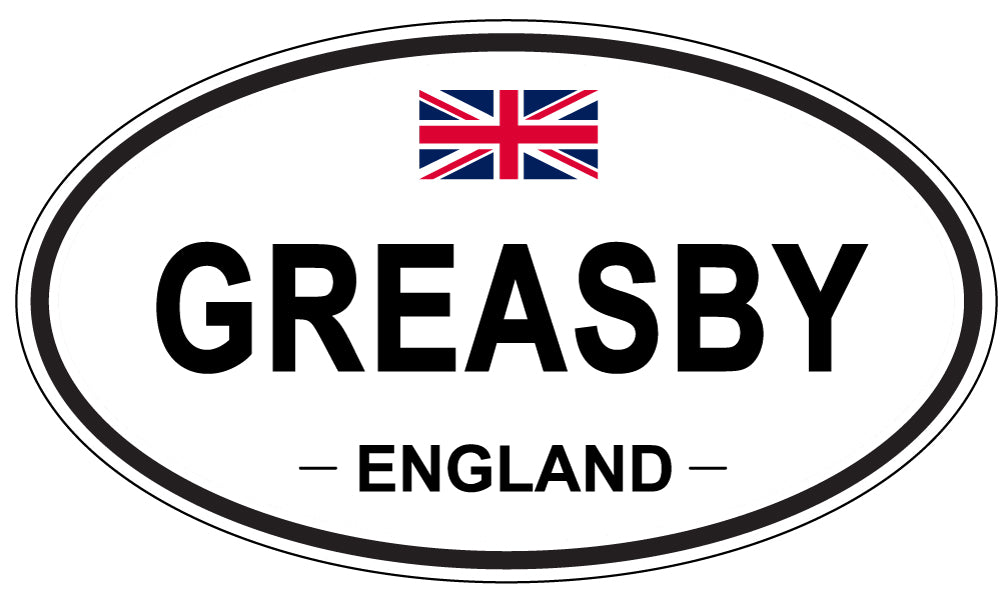 GREASBY, England - Oval Magnet